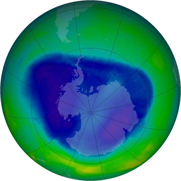 Ozone Map 2003-09-02